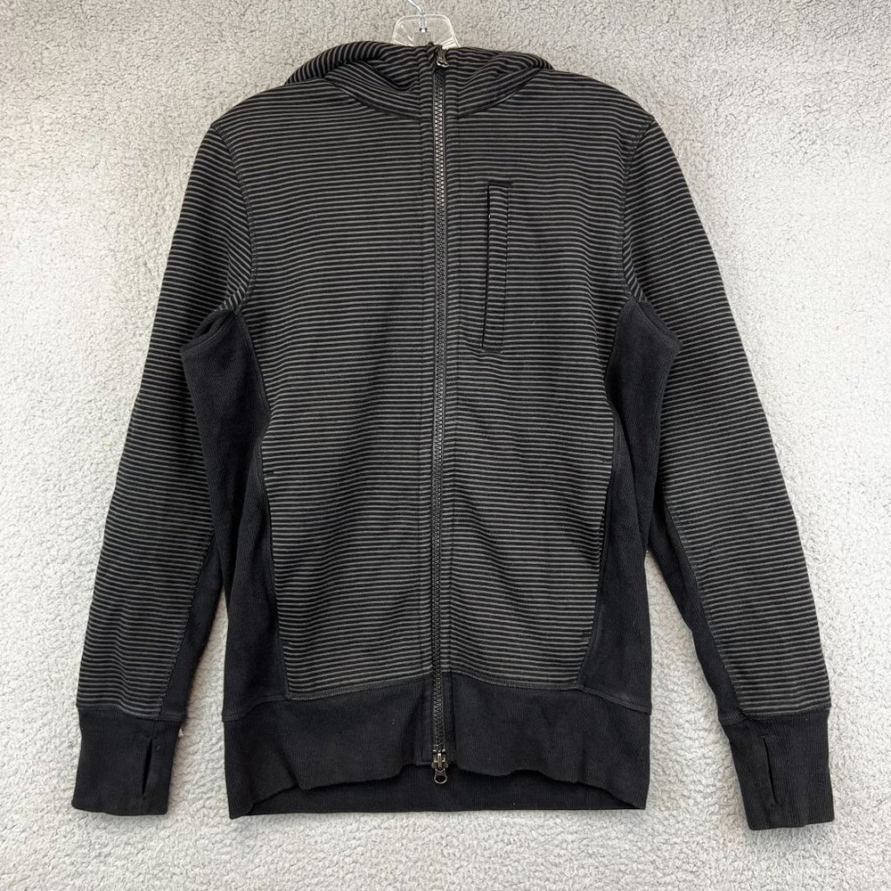 Lululemon Men's Hoodie Jacket Black Full Zip size Small